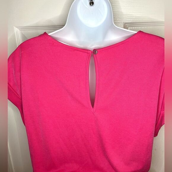 Red Dress Boutique Ces Femme Flirt With Fun Hot Pink Jumpsuit M NWOT - Picture 7 of 11